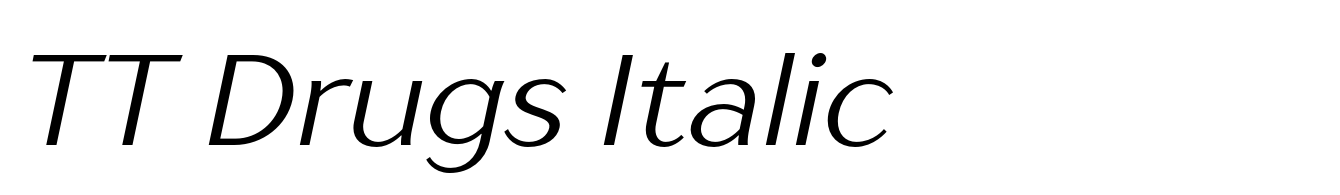 TT Drugs Italic